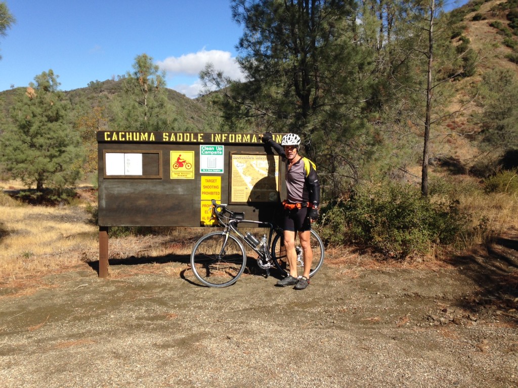 Tom at Mt Figueroa signs